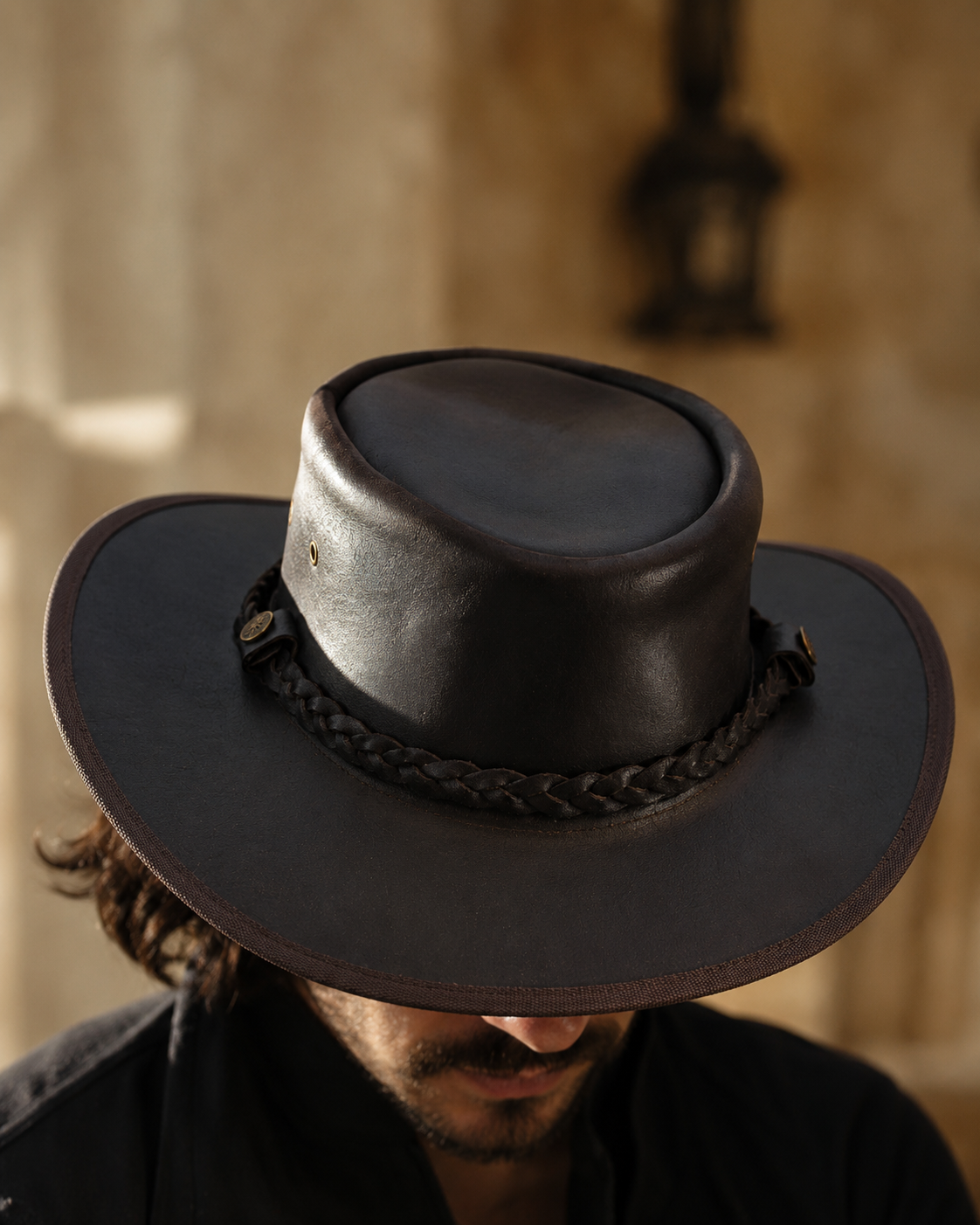Mavrak Studio's Crushable Premium Genuine Leather Western Cowboy Hat