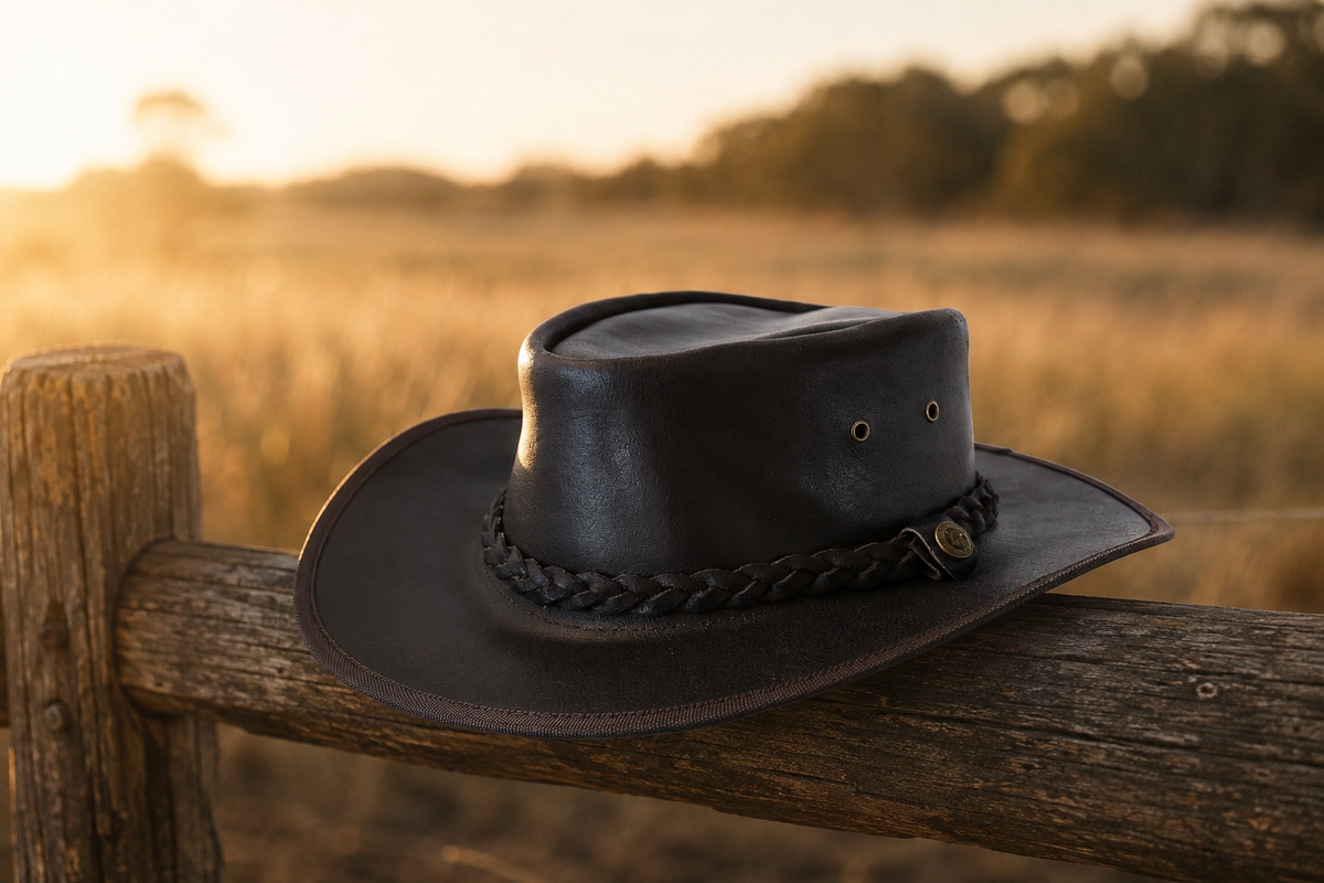 Mavrak Studio's Crushable Premium Genuine Leather Western Cowboy Hat