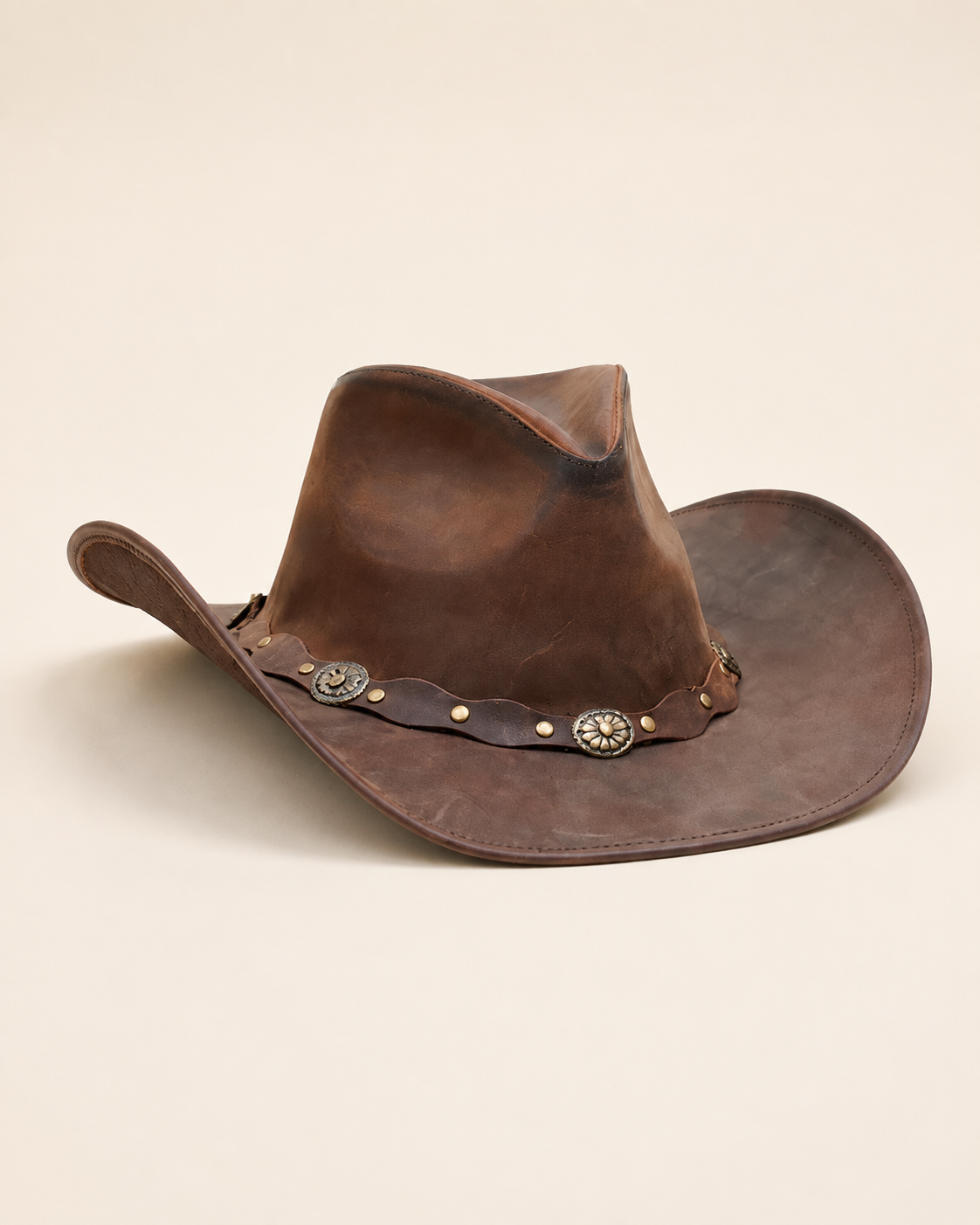 Mavrak Studio's Clifford Cowboy Hat Rustic Brown