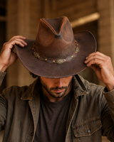 Mavrak Studio's Clifford Cowboy Hat Rustic Brown